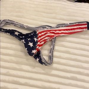 American flag thong by woxuan